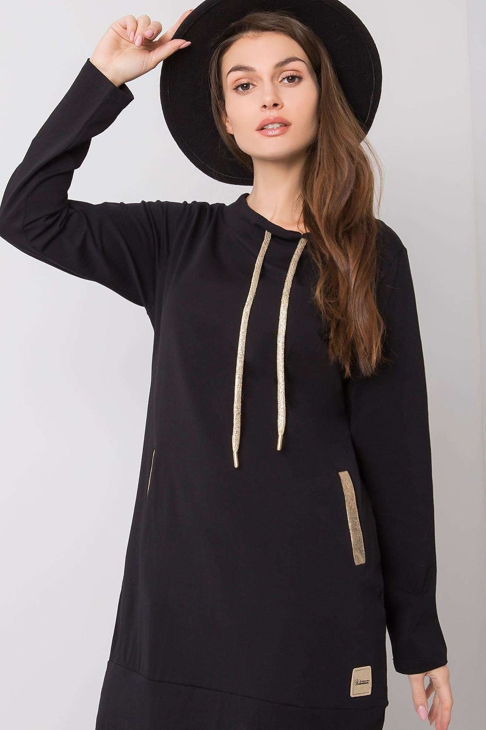 Dagkjole-Relevance til dame fra MS StyleHaven, laget av Bomull, farge Rød, størrelse L/XL, med long ermer, perfekt til casual; dress