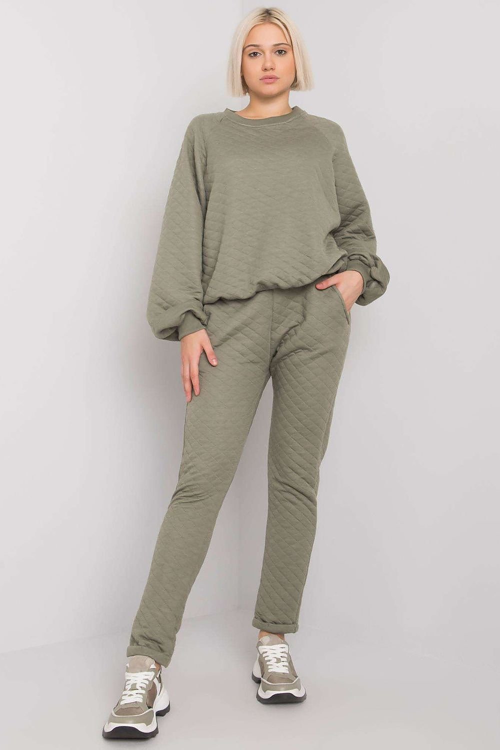 Sett BFG til dame fra MS StyleHaven, laget av Bomull, farge Grønn, størrelse S/M, med sleeveless ermer, perfekt til casual; dress
