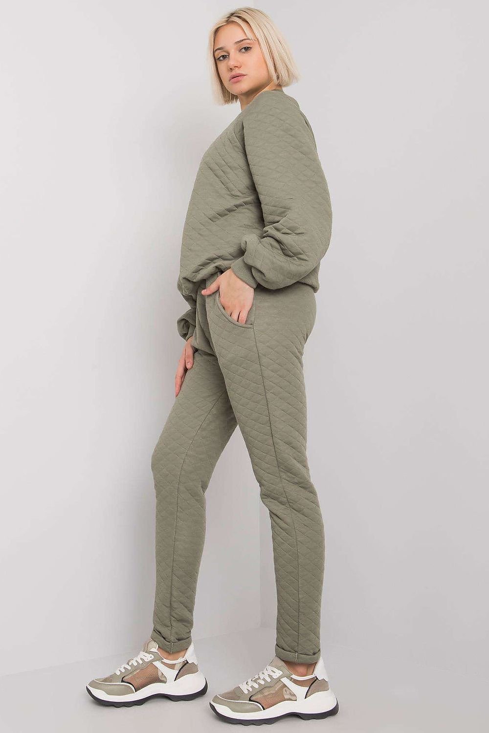 Sett BFG til dame fra MS StyleHaven, laget av Bomull, farge Grønn, størrelse L/XL, med sleeveless ermer, perfekt til casual; dress
