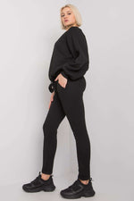 Sett BFG til dame fra MS StyleHaven, laget av Bomull, farge Svart 2, størrelse L/XL, med sleeveless ermer, perfekt til casual; dress