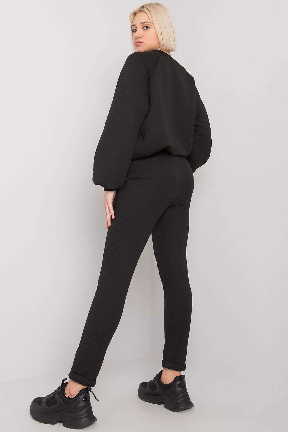 Sett BFG til dame fra MS StyleHaven, laget av Bomull, farge Svart 2, størrelse L/XL, med sleeveless ermer, perfekt til casual; dress