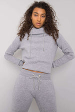 Sett BFG til dame fra MS StyleHaven, laget av Bomull, farge Grå, størrelse S, med sleeveless ermer, perfekt til casual; dress