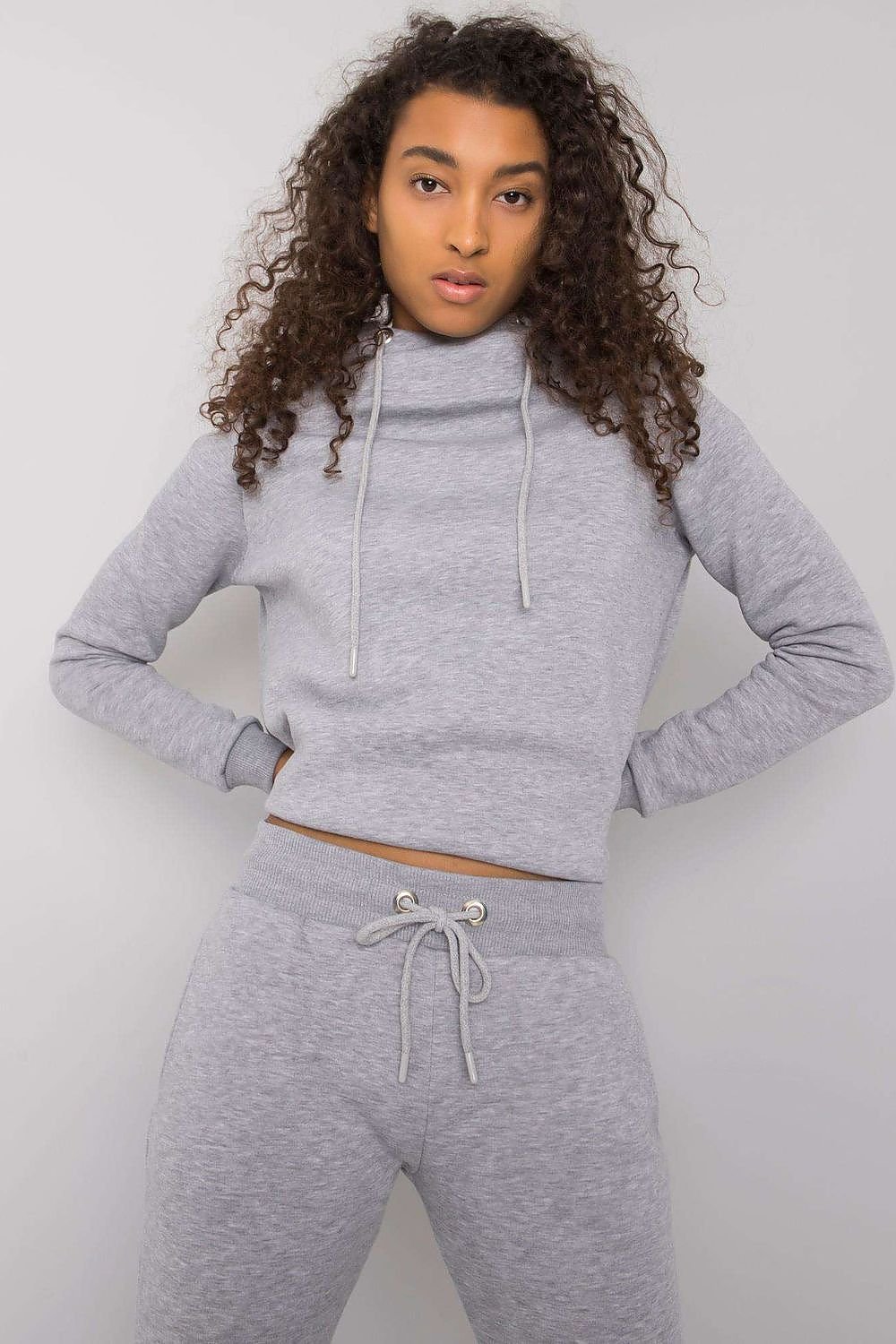 Sett BFG til dame fra MS StyleHaven, laget av Bomull, farge Grå, størrelse S, med sleeveless ermer, perfekt til casual; dress