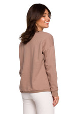 Tidløs komfortgenser fra BeWear til dame fra MS StyleHaven, laget av Bomull; polyester, farge Svart, størrelse M, med long ermer, perfekt til dress