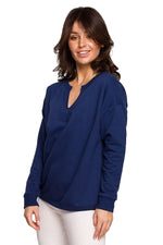 Tidløs komfortgenser fra BeWear til dame fra MS StyleHaven, laget av Bomull; polyester, farge Svart, størrelse L, med long ermer, perfekt til dress