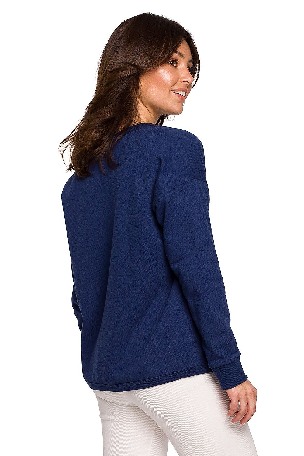Tidløs komfortgenser fra BeWear til dame fra MS StyleHaven, laget av Bomull; polyester, farge Svart, størrelse XXL, med long ermer, perfekt til dress