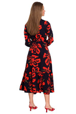Dagkjole Stylove til dame fra MS StyleHaven, laget av polyester; Elastan-1, farge Svart, størrelse M, med long ermer, perfekt til dress