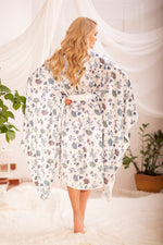Hulhule Sateng Chemise av Kalimo til dame fra MS StyleHaven, laget av polyester; Elastan, farge beige, størrelse S, med long; 3-4 ermer, perfekt til casual; dress
