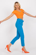 Damebukser med høy midje til dame fra MS StyleHaven, størrelse L, med long, bukselengde long, kjolelengde maxi, kjolestil gown; sheath