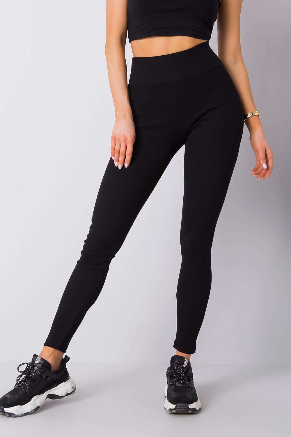 Lange leggings BFG til dame fra MS StyleHaven, laget av Bomull; Elastan-1, farge Fiolett 2, størrelse M, med long; 3-4 ermer, perfekt til casual; dress
