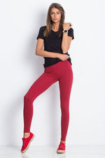 Lange leggings BFG til dame fra MS StyleHaven, laget av Bomull; Elastan-1, farge beige, størrelse S, med sleeveless ermer, perfekt til casual; dress
