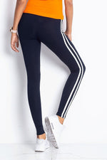 Lange leggings BFG til dame fra MS StyleHaven, laget av Bomull; Elastan-1, farge Rød, størrelse XS, med sleeveless ermer, perfekt til casual; dress