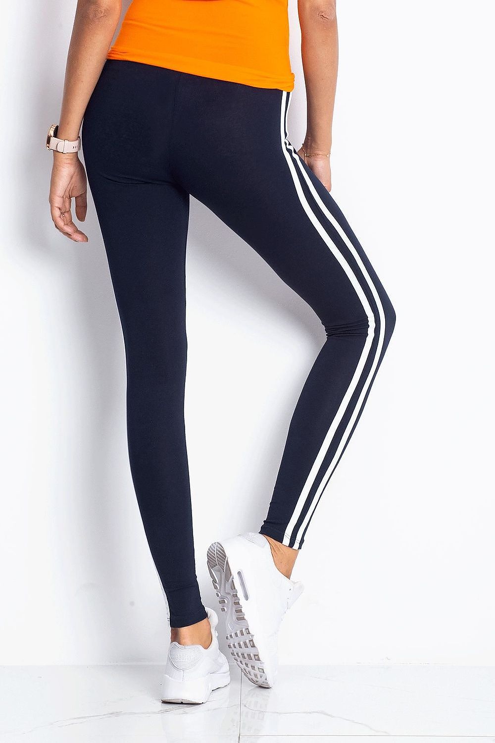 Lange leggings BFG til dame fra MS StyleHaven, laget av Bomull; Elastan-1, farge Grønn 2, størrelse XXL, med sleeveless ermer, perfekt til casual; dress