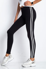 Lange leggings BFG til dame fra MS StyleHaven, laget av Bomull; Elastan-1, farge Grå, størrelse XL, med sleeveless ermer, perfekt til casual; dress