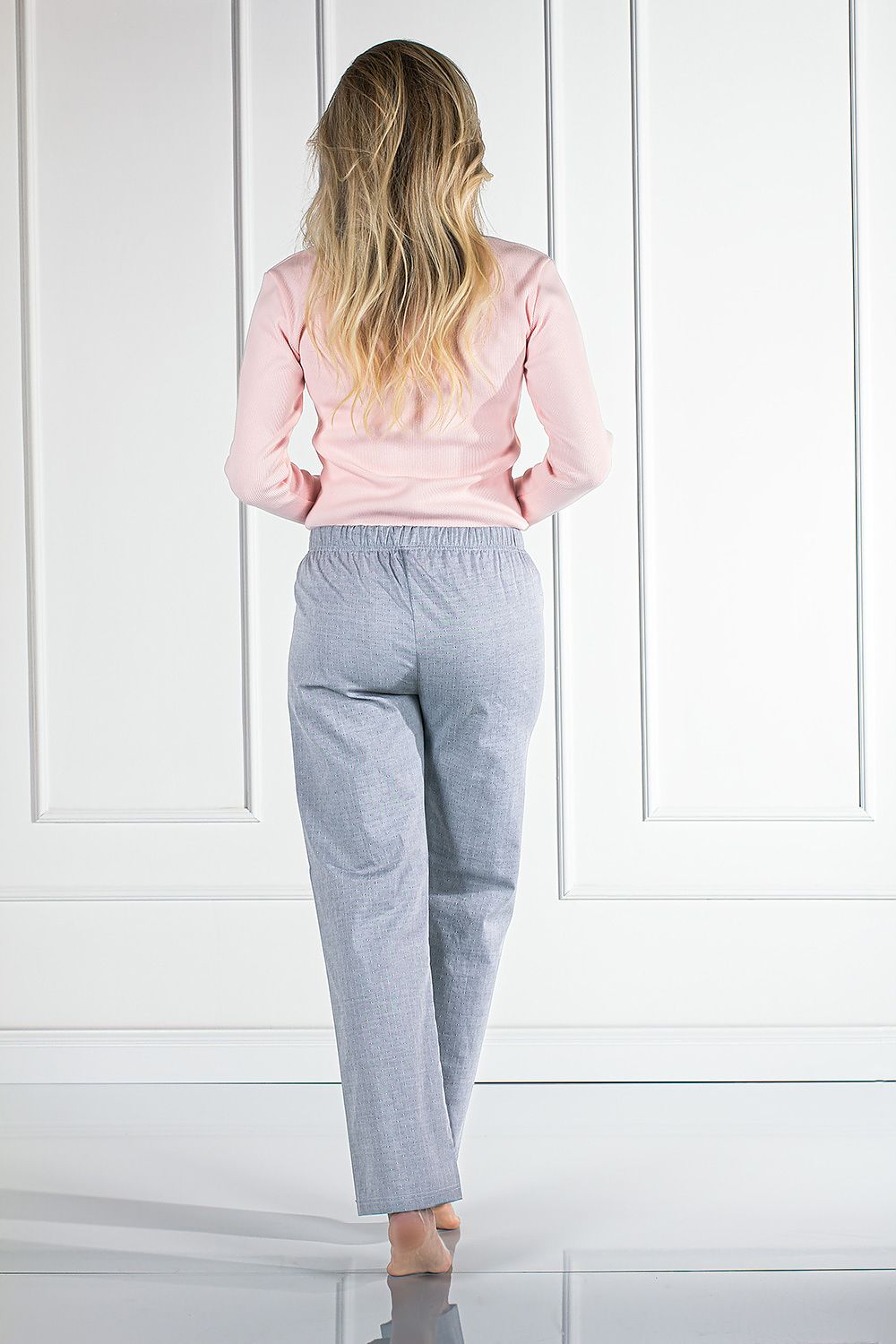 Pyjamas Momenti Per Me til dame fra MS StyleHaven, laget av Bomull, farge Rosa, størrelse M, med short ermer, perfekt til casual; dress