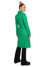 Frakk Moe til dame fra MS StyleHaven, laget av polyester; Elastan-1, farge Grønn, størrelse L, med short ermer, perfekt til dress