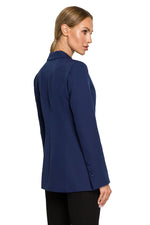 Klassiske Blazer - Moe til dame fra MS StyleHaven, laget av polyester, farge Grønn 2, størrelse XL, med long ermer, perfekt til dress