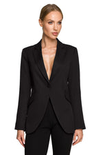Klassiske Blazer - Moe til dame fra MS StyleHaven, laget av polyester, farge Grønn 2, størrelse XXL, med long ermer, perfekt til dress