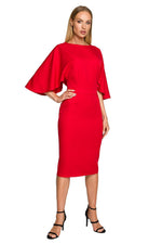 Cocktailkjole Moe til dame fra MS StyleHaven, laget av polyester, farge Grønn, størrelse XXL, med long ermer, perfekt til dress