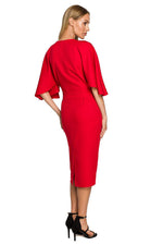 Cocktailkjole Moe til dame fra MS StyleHaven, laget av polyester, farge Rosa, størrelse s, med long ermer, perfekt til dress
