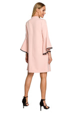 Dagkjole Moe til dame fra MS StyleHaven, laget av polyester, farge Grønn, størrelse XL, med long ermer, perfekt til dress