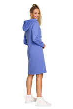 Dagkjole Moe til dame fra MS StyleHaven, laget av Bomull, farge Fiolett, størrelse M, med short ermer, perfekt til dress