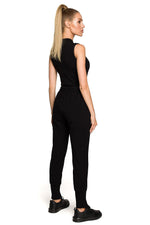 Treningsbukse Moe til dame fra MS StyleHaven, laget av Bomull, farge beige, størrelse XXL, med short ermer, perfekt til dress