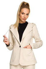 Hette Jakke - Moe til dame fra MS StyleHaven, laget av Bomull, farge Grønn, størrelse XL, med long ermer, perfekt til dress