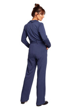 Jumbsuit dress - BeWear til dame fra MS StyleHaven, laget av Bomull; polyester, farge Grønn, størrelse s, med long ermer, perfekt til dress