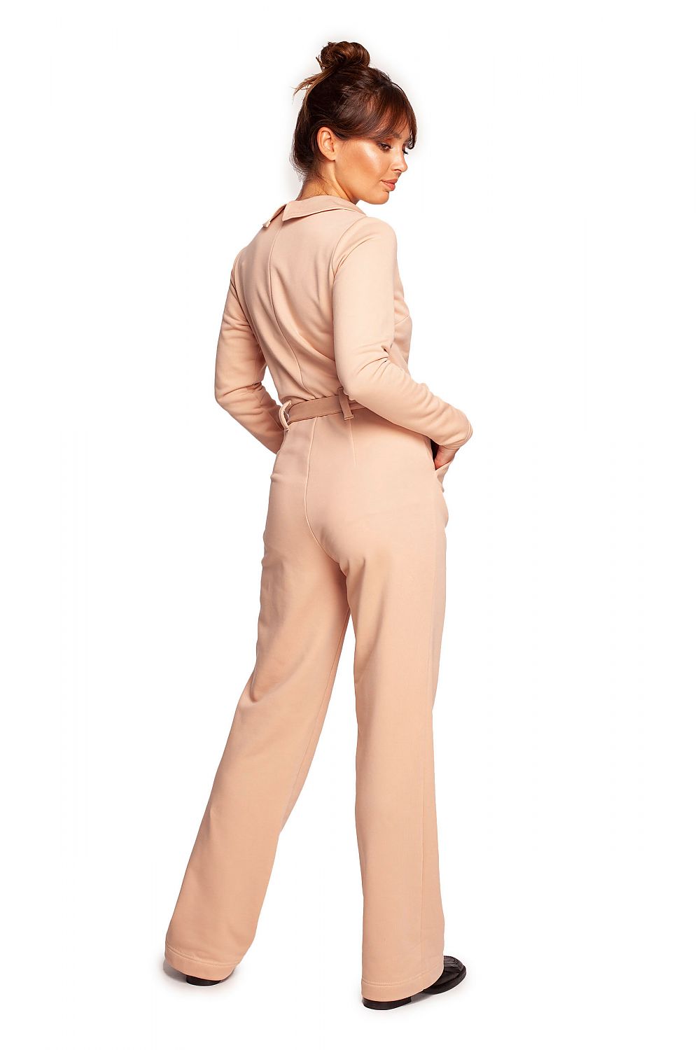 Jumbsuit dress - BeWear til dame fra MS StyleHaven, laget av Bomull; polyester, farge Grønn, størrelse XXL, med long ermer, perfekt til dress