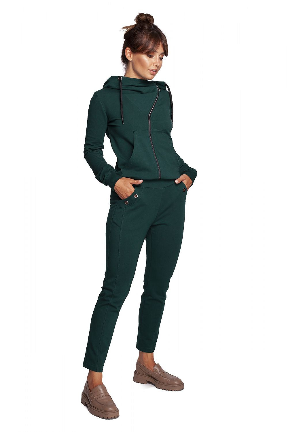 Urban Edge - Strikkebukser med rett ben - BeWear til dame fra MS StyleHaven, laget av Bomull, farge Svart, størrelse L, med long ermer, perfekt til dress