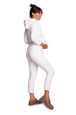 Zip Effect – strukturstrikkede joggebukser med edgy detaljer - BeWear til dame fra MS StyleHaven, laget av Bomull; polyester, farge Grønn, størrelse s, med long ermer, perfekt til dress