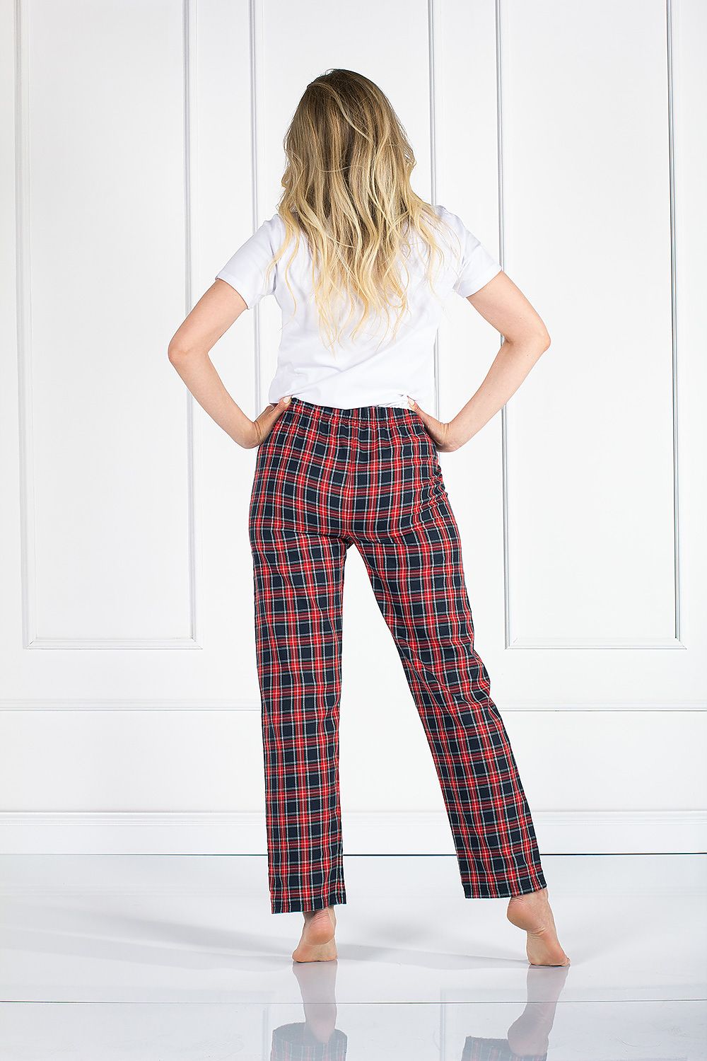 Pyjamas Momenti Per Me til dame fra MS StyleHaven, laget av Bomull, farge Hvit, størrelse M, med long ermer, perfekt til casual; dress