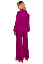 Dress Makover til dame fra MS StyleHaven, laget av polyester, farge Fiolett, størrelse M, med long ermer