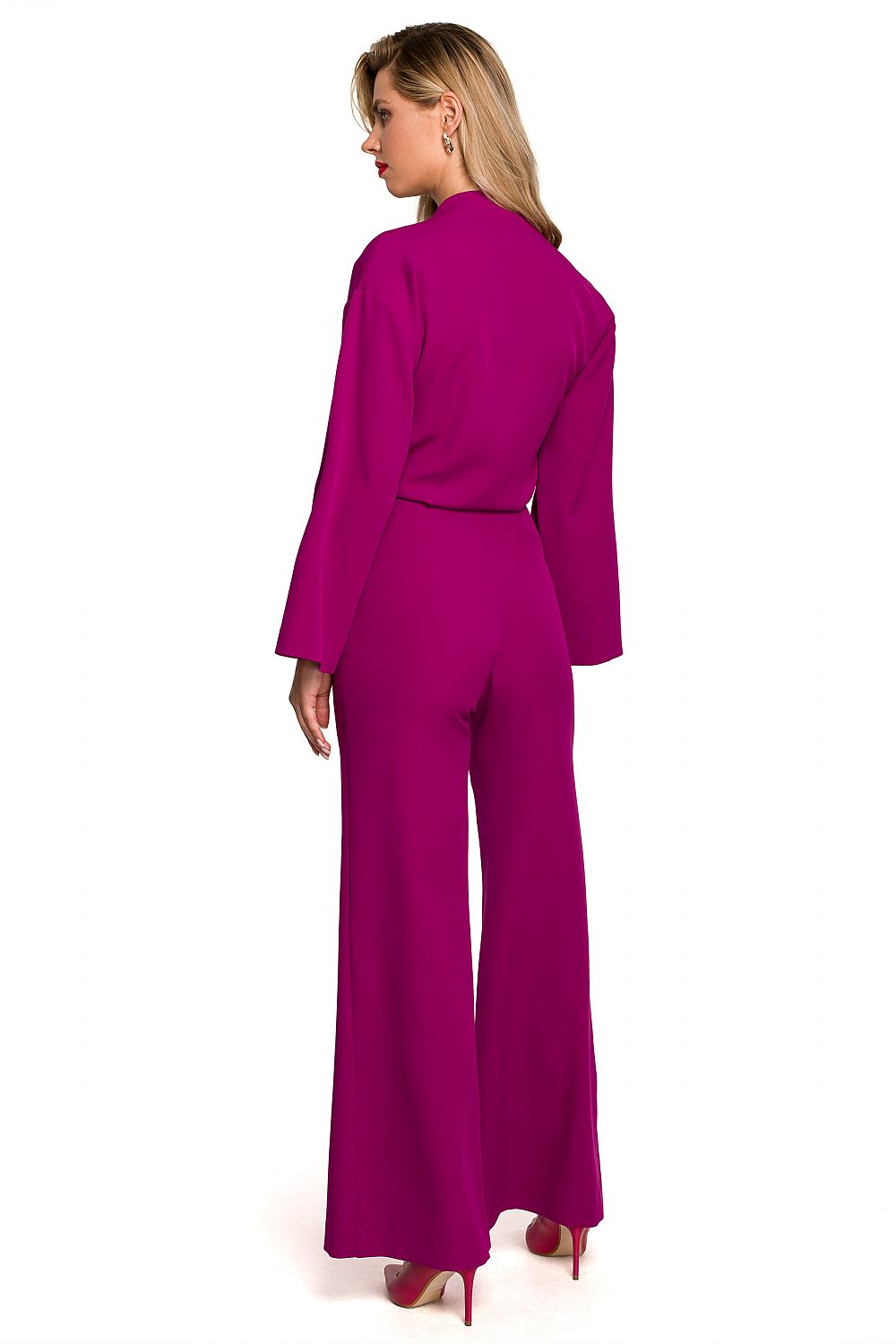 Dress Makover til dame fra MS StyleHaven, laget av polyester, farge Fiolett, størrelse M, med long ermer