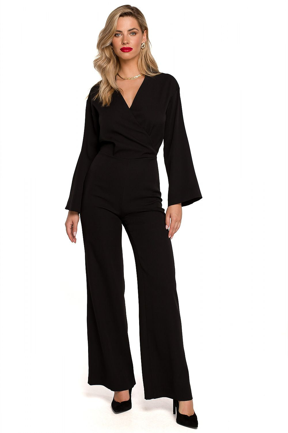 Dress Makover til dame fra MS StyleHaven, laget av polyester, farge Fiolett, størrelse L, med long ermer