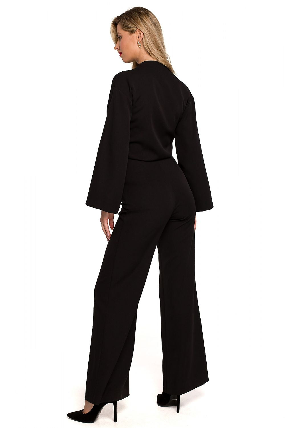Dress Makover til dame fra MS StyleHaven, laget av polyester, farge Svart, størrelse s, med long ermer