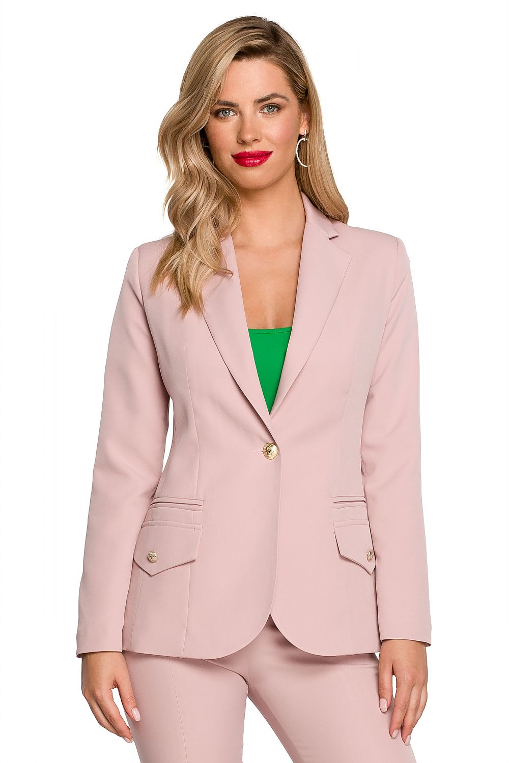 Jakke Makover til dame fra MS StyleHaven, laget av polyester, farge Svart, størrelse XXL, med long ermer