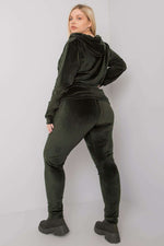 Plus size sett. Relevance til dame fra MS StyleHaven, laget av Bomull, farge Marineblå, størrelse XXXL, med 45720 ermer, perfekt til casual; dress