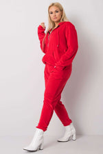 Plus size sett. Relevance til dame fra MS StyleHaven, laget av Bomull, farge Rosa, størrelse XXXL, med 45720 ermer, perfekt til casual; dress