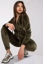 Sett - Relevance til dame fra MS StyleHaven, laget av Viskose, farge Grønn 2, størrelse S/M, med 45720 ermer, perfekt til casual; dress