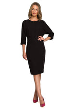 Dagkjole Stylove til dame fra MS StyleHaven, laget av polyester; Viskose; Elastan-1, farge Grønn, størrelse XXL, med lang ermer, perfekt til dress
