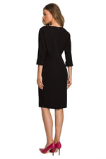 Dagkjole Stylove til dame fra MS StyleHaven, laget av polyester; Viskose; Elastan-1, farge Fiolett, størrelse s, med lang ermer, perfekt til dress