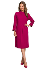 Dagkjole Stylove til dame fra MS StyleHaven, laget av polyester; Viskose; Elastan-1, farge Grønn, størrelse L, med 3-4; long ermer, perfekt til dress