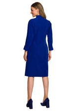 Dagkjole Stylove til dame fra MS StyleHaven, laget av polyester; Viskose; Elastan-1, farge Fiolett, størrelse L, med 3-4; long ermer, perfekt til dress