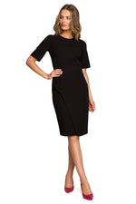 Dagkjole Stylove til dame fra MS StyleHaven, laget av polyester; Viskose; Elastan-1, farge Grønn, størrelse XXL, med short; 3-4 ermer, perfekt til dress