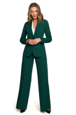Jakke Stylove til dame fra MS StyleHaven, laget av polyester; Viskose; Elastan-1, farge Grønn, størrelse M, med long ermer, perfekt til dress