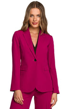 Jakke Stylove til dame fra MS StyleHaven, laget av polyester; Viskose; Elastan-1, farge Grønn, størrelse XL, med long ermer, perfekt til dress