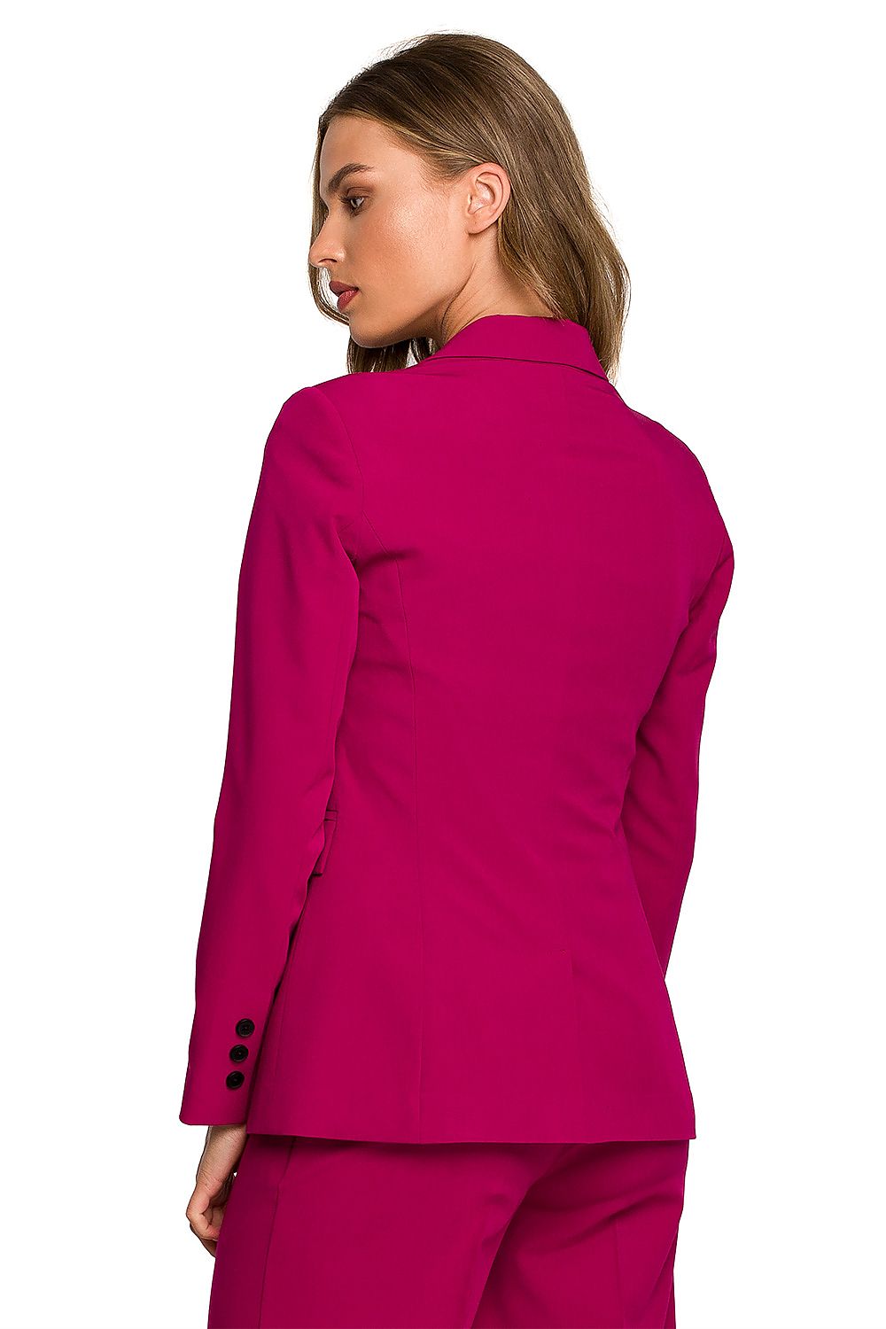 Jakke Stylove til dame fra MS StyleHaven, laget av polyester; Viskose; Elastan-1, farge Fiolett, størrelse s, med long ermer, perfekt til dress