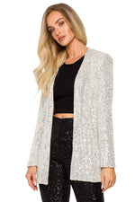 Jakke Moe til dame fra MS StyleHaven, laget av polyester, farge beige, størrelse s, med long ermer, perfekt til dress